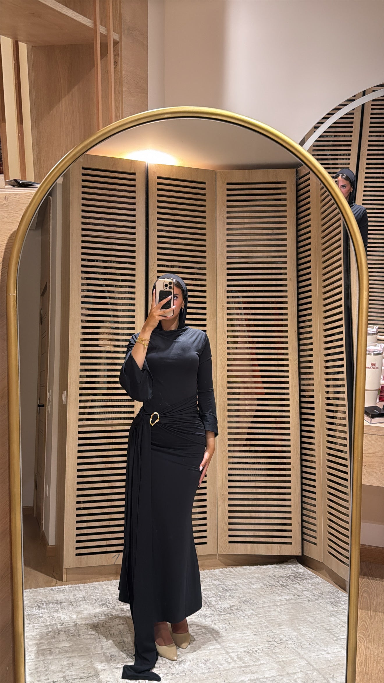 Black Wrap dress
