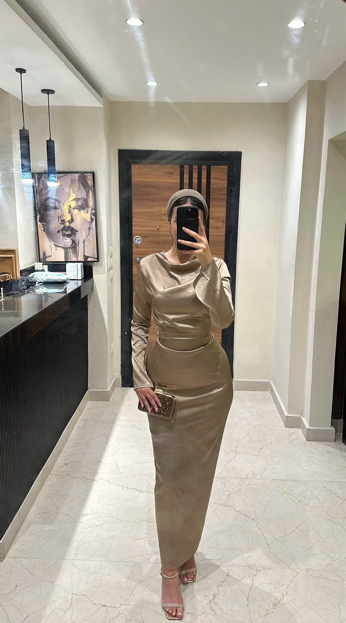 Silk Drappe dress