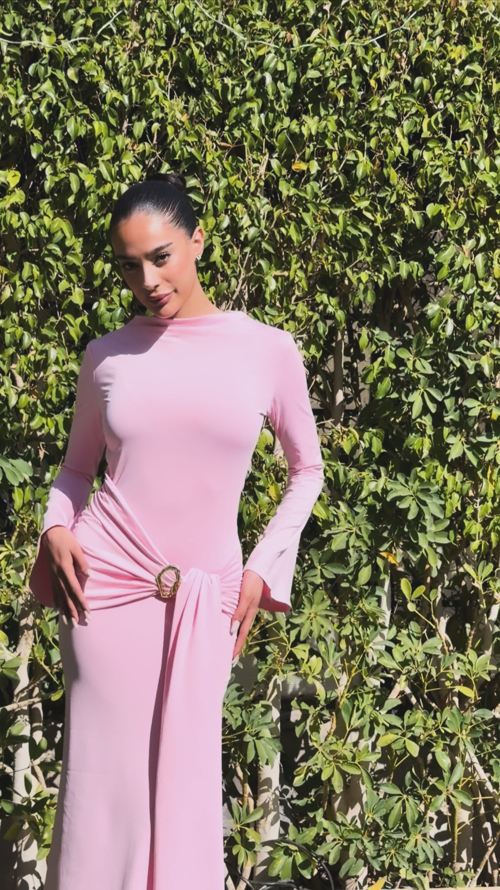 Baby pink Wrap dress