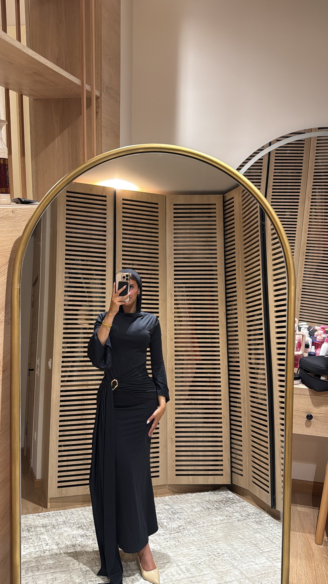 Black Wrap dress