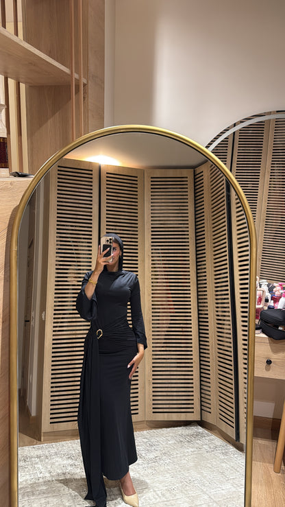 Black Wrap dress