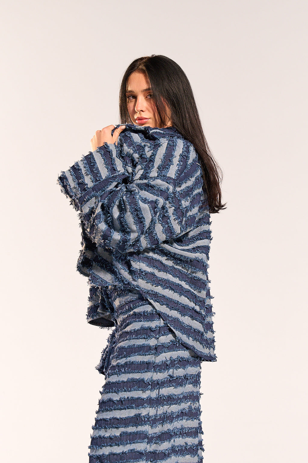 The Stripped Denim set