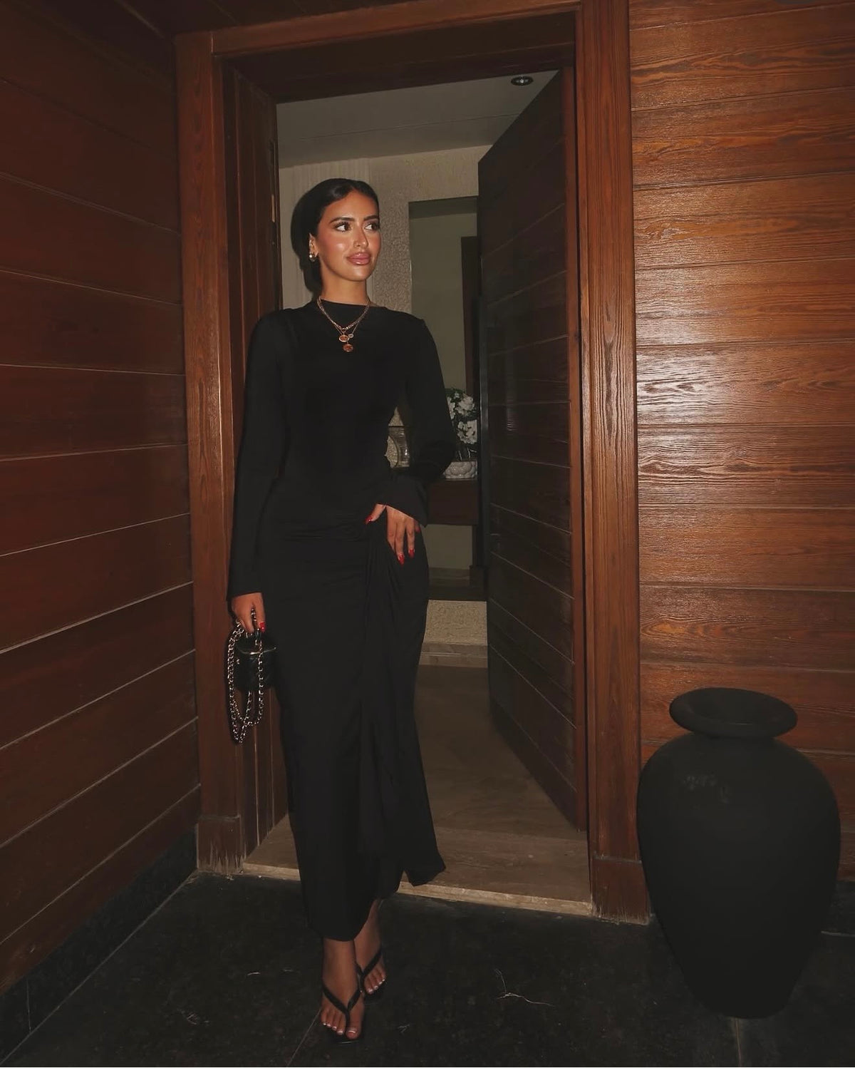 Roma Dress — Black