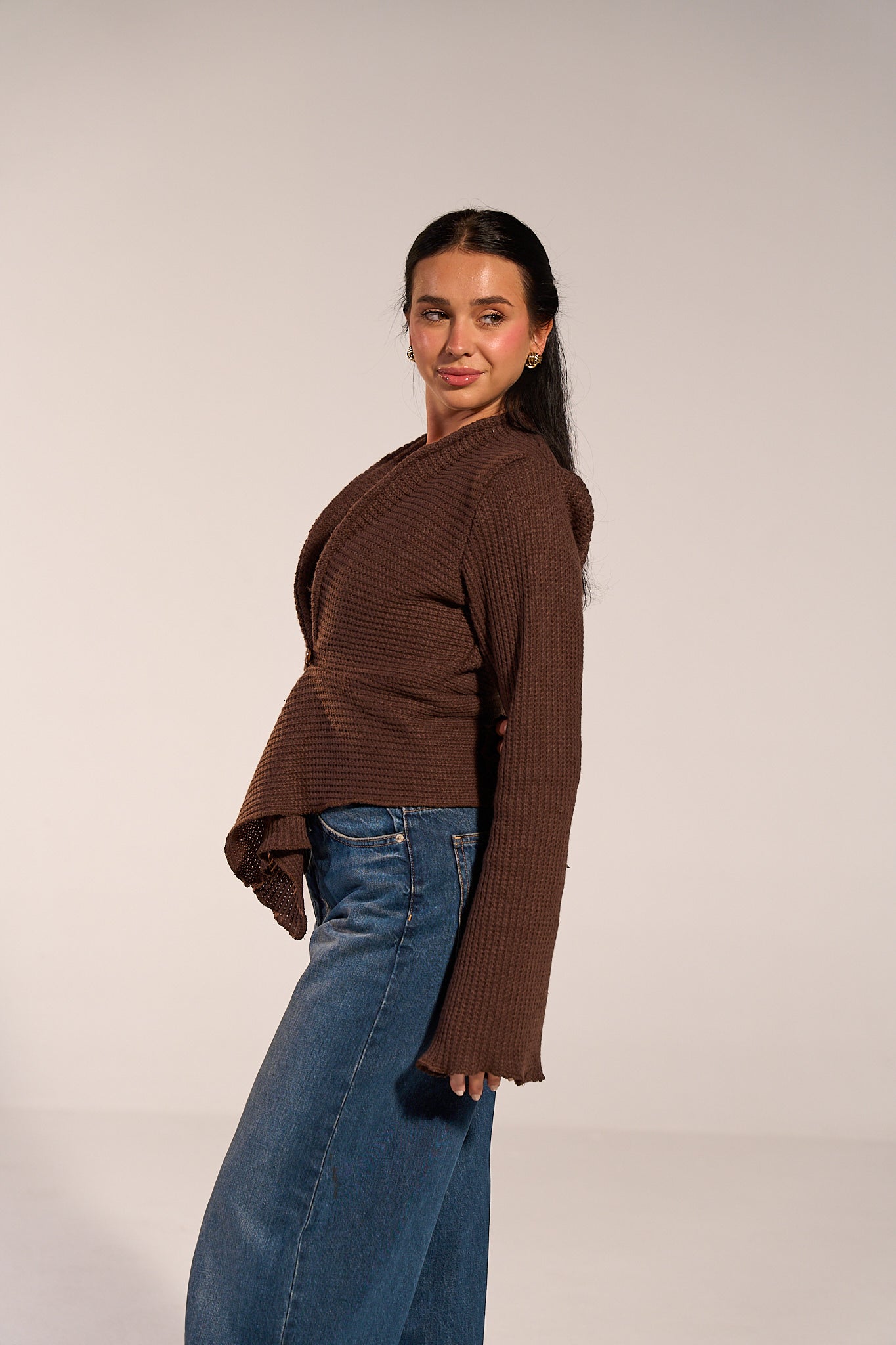 The Cocoa Knit — One Button Cardigan