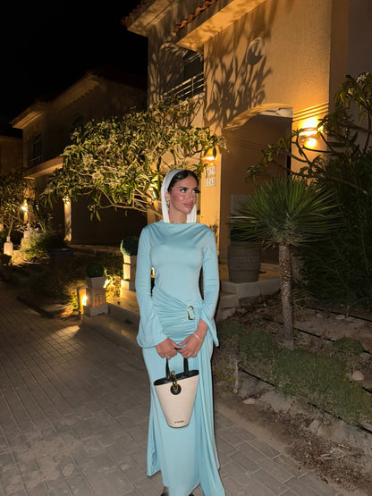 The Aqua wrap dress