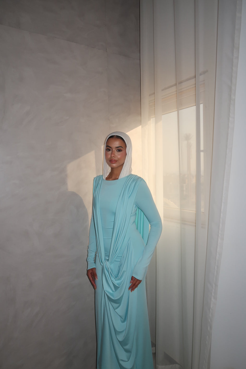 Aqua | The Athena Draped Dress