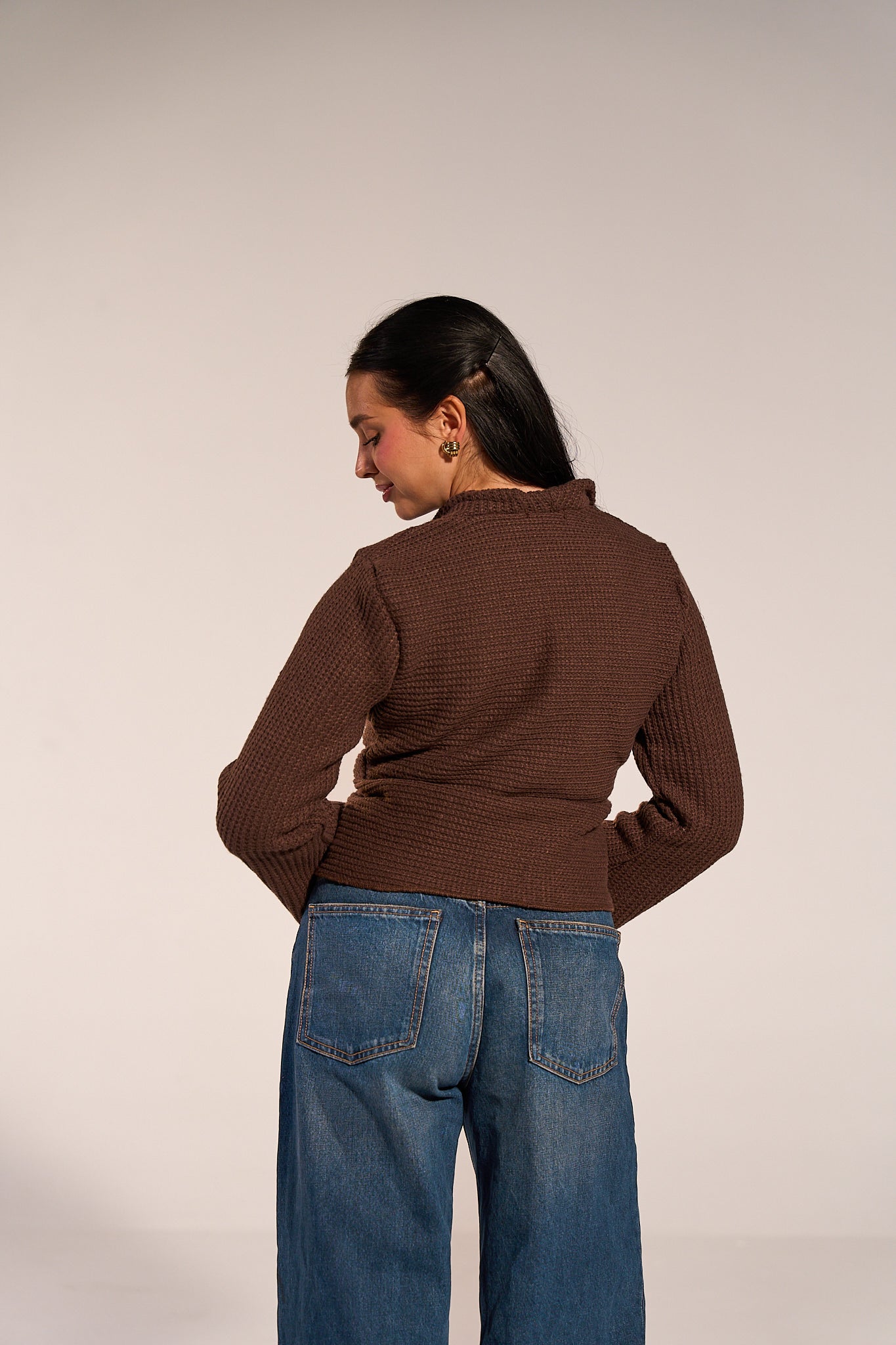 The Cocoa Knit — One Button Cardigan
