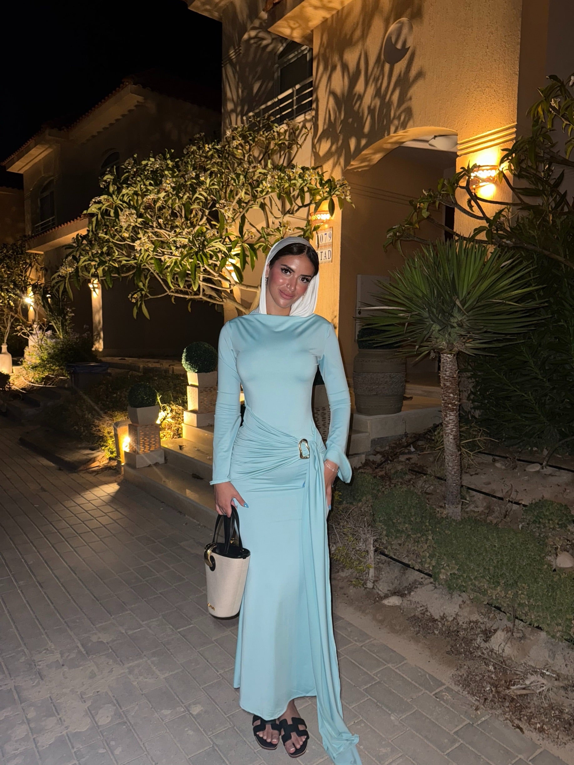The Aqua wrap dress