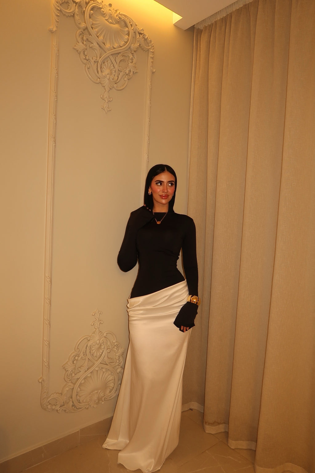 Midnight Pearl dress