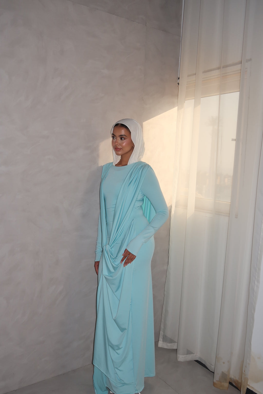 Aqua | The Athena Draped Dress