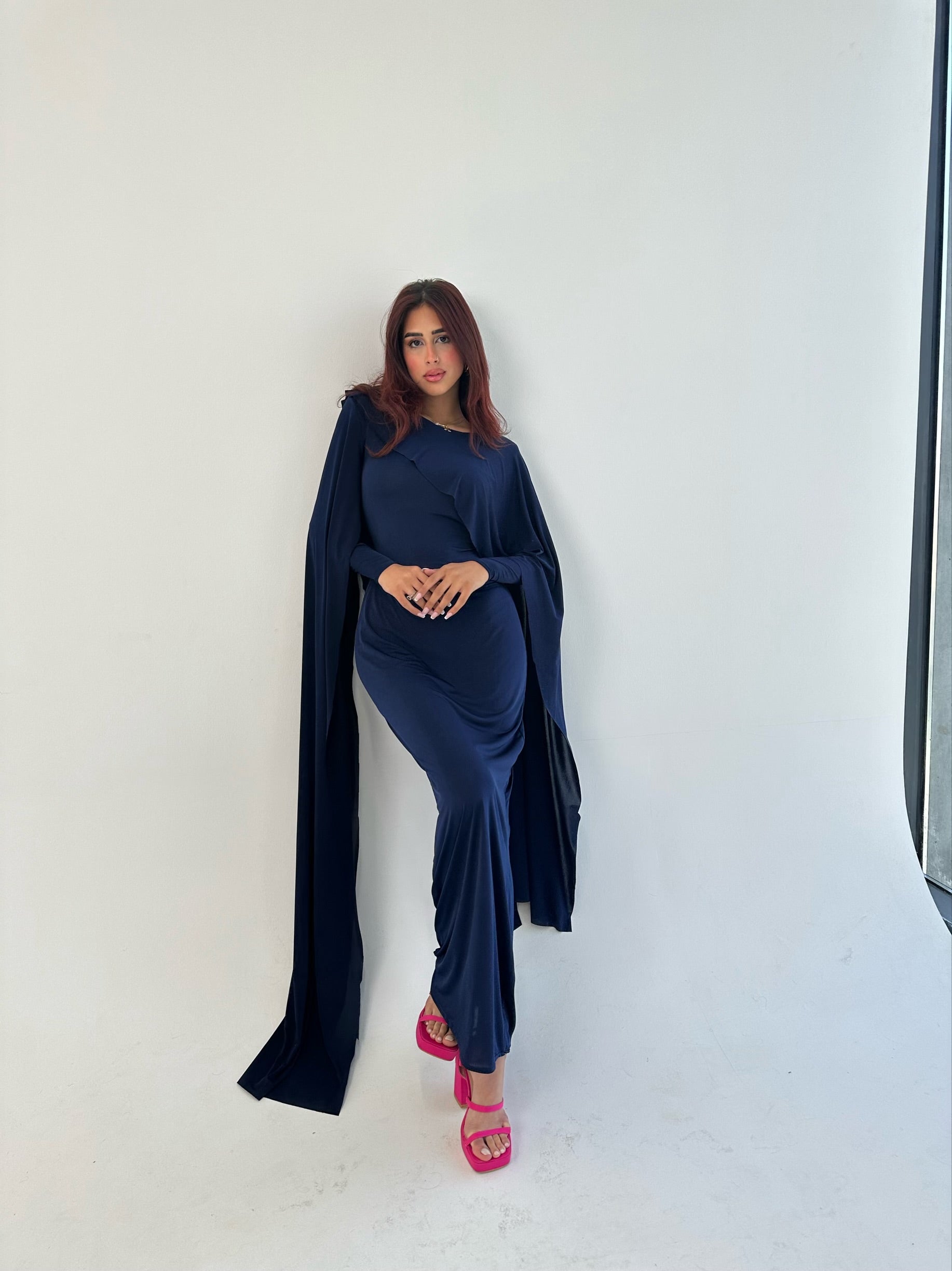 Sirena Dress — Navy Blue