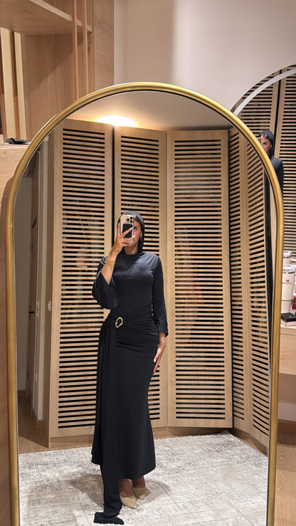 Black Wrap dress