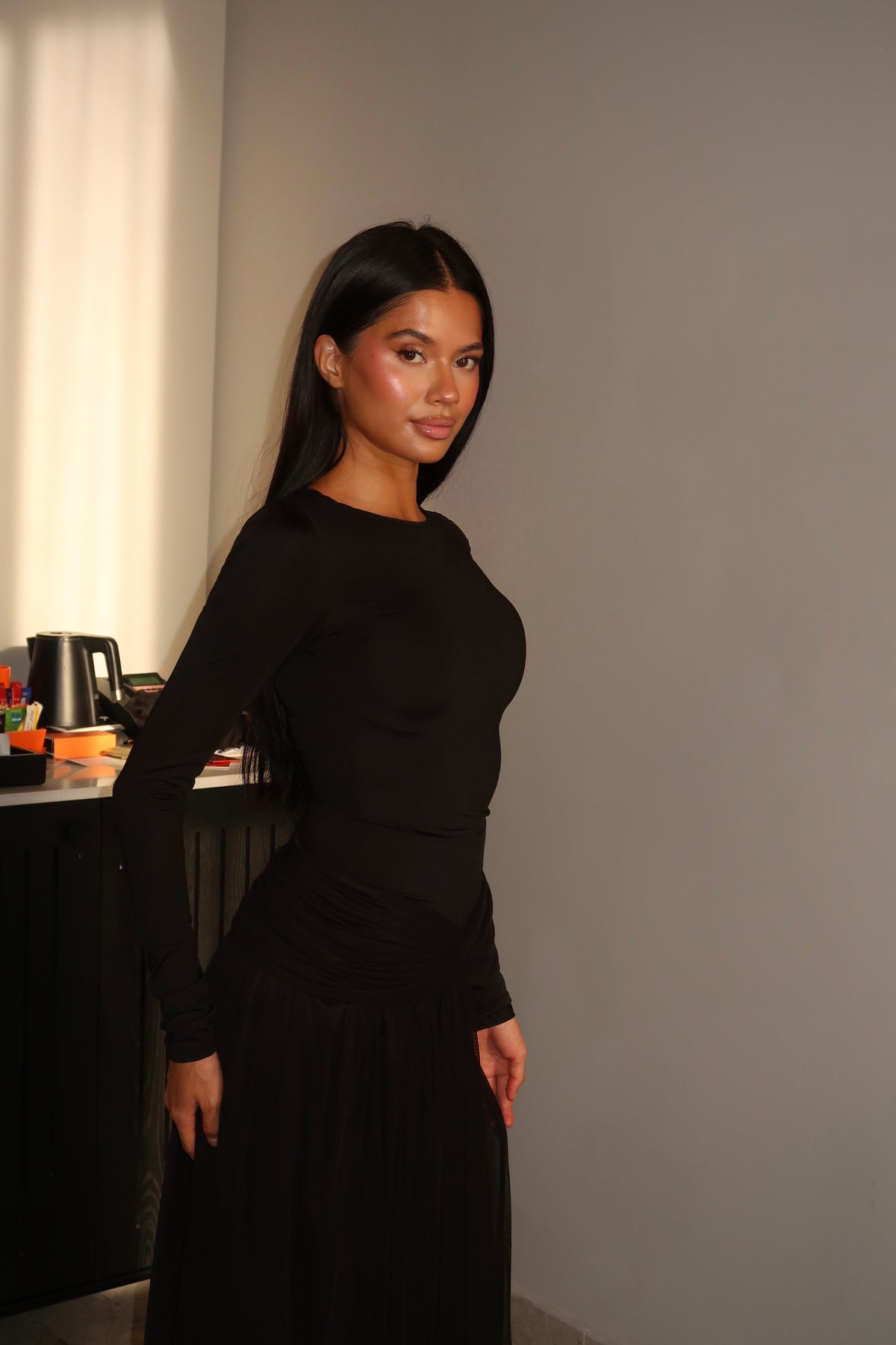 Sophia dress in Black