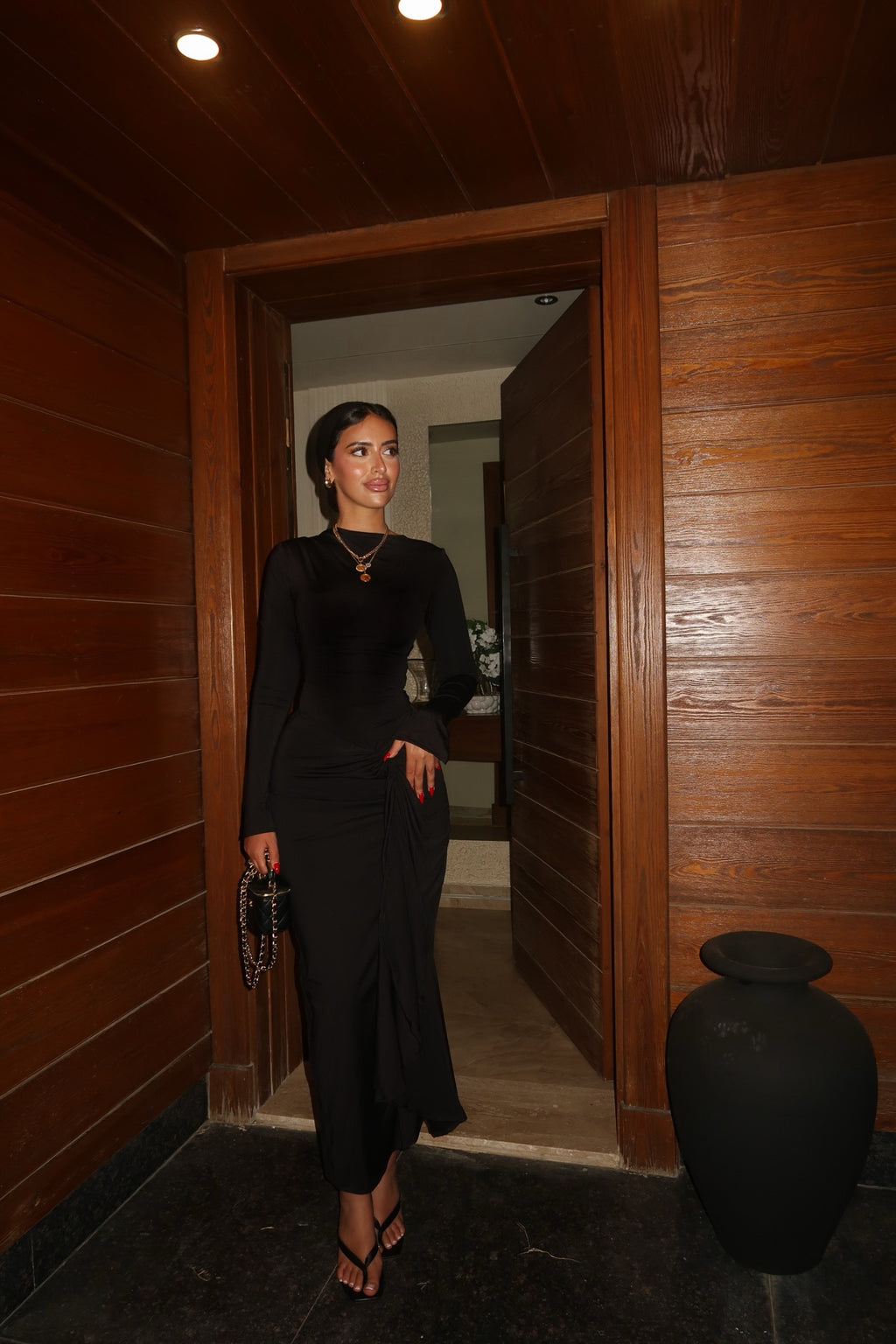 Roma Dress — Black