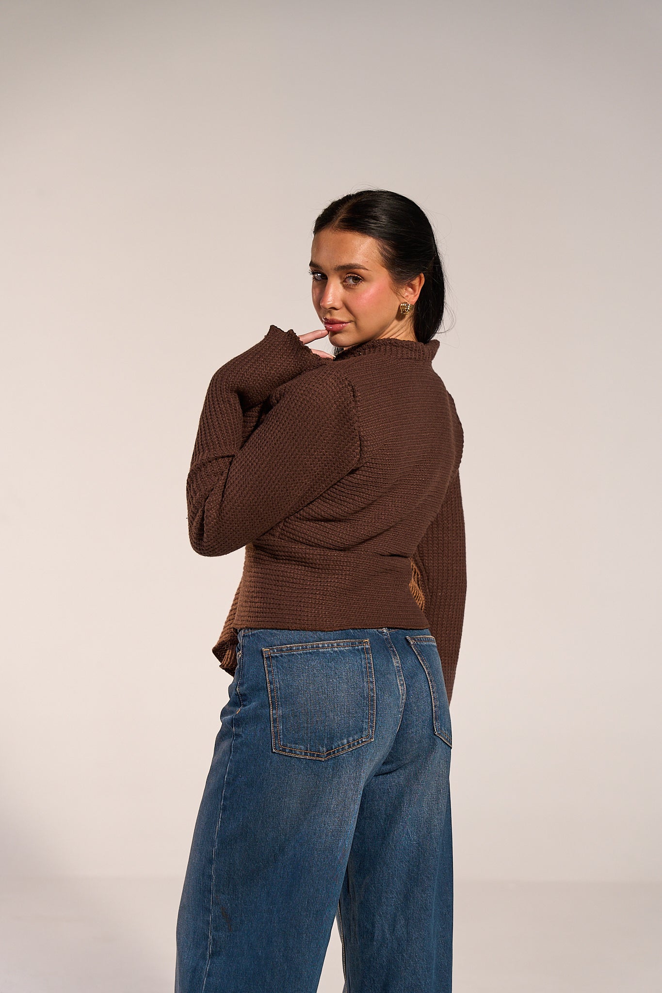 The Cocoa Knit — One Button Cardigan