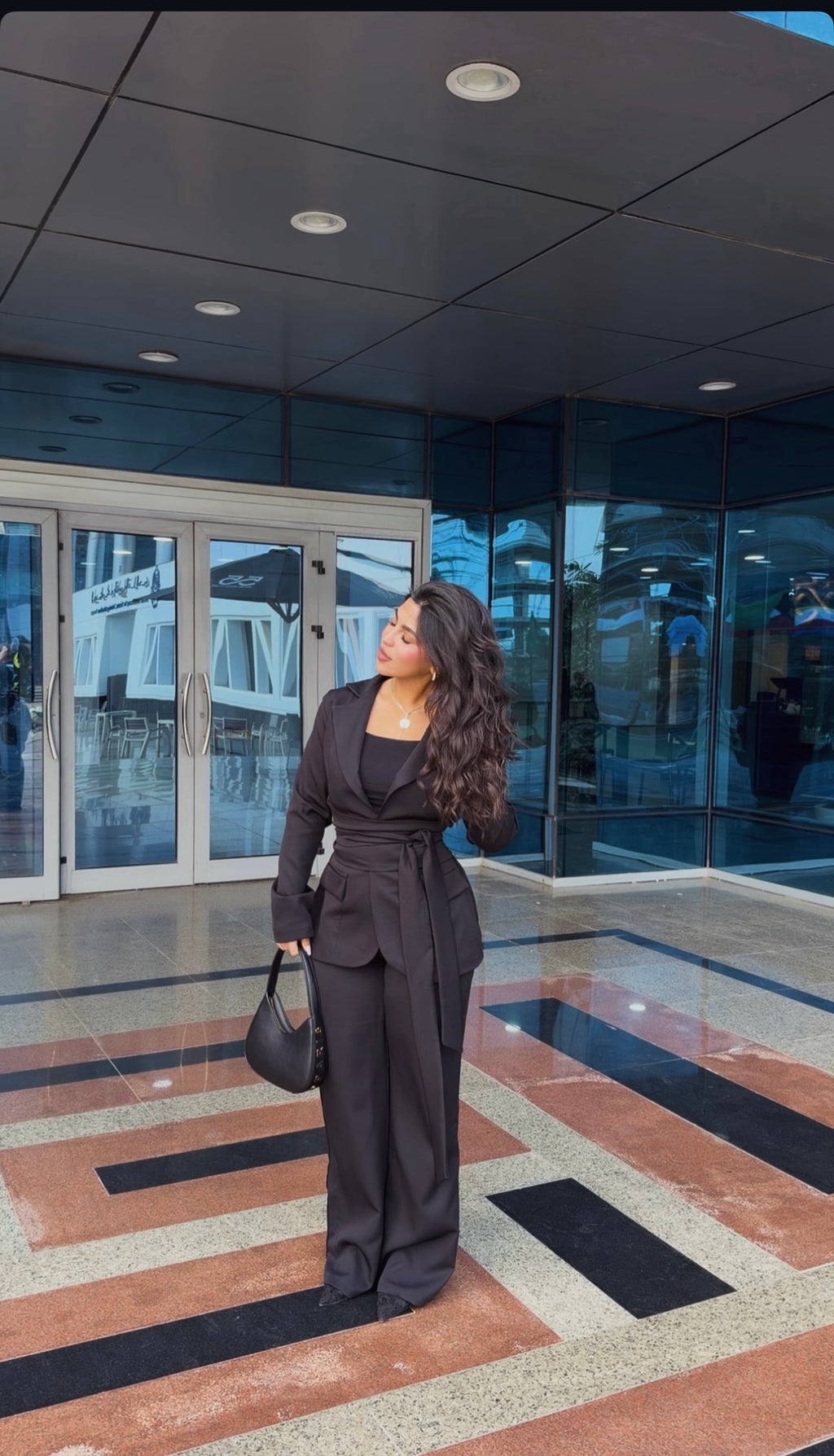 The Black Belted Suit