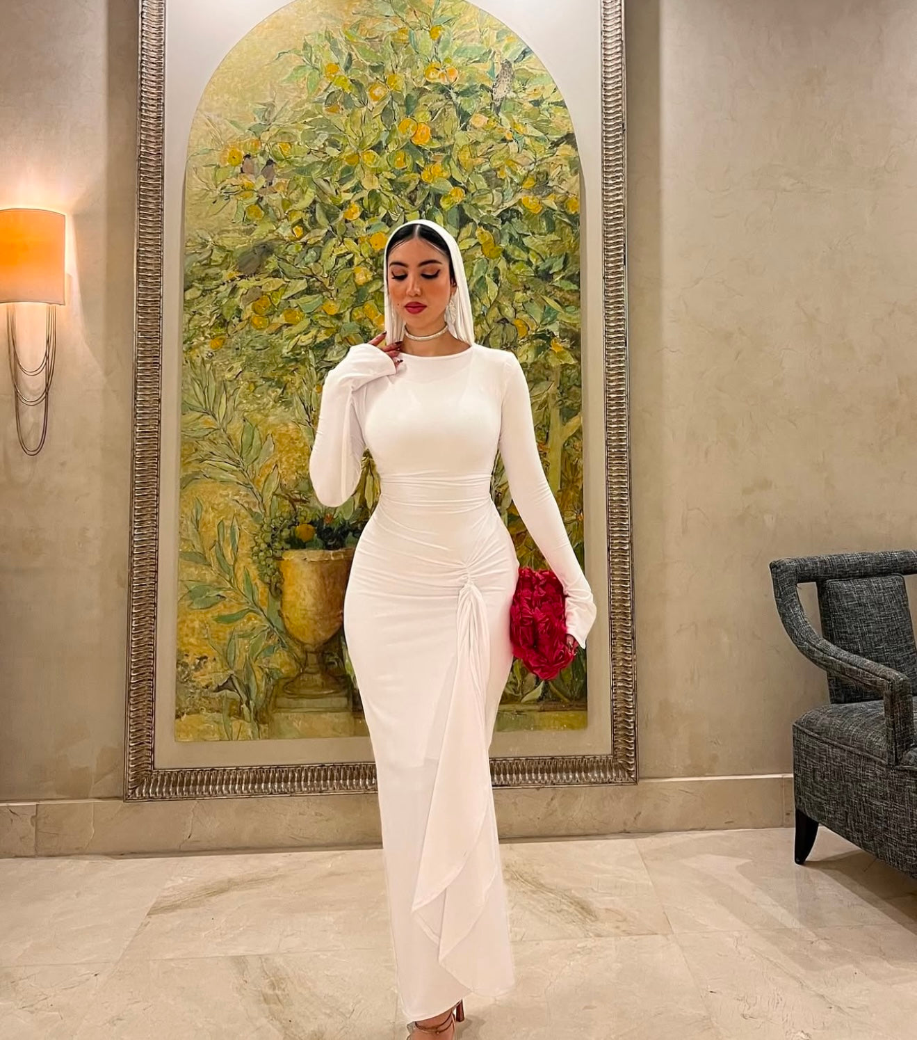 Roma Dress — White