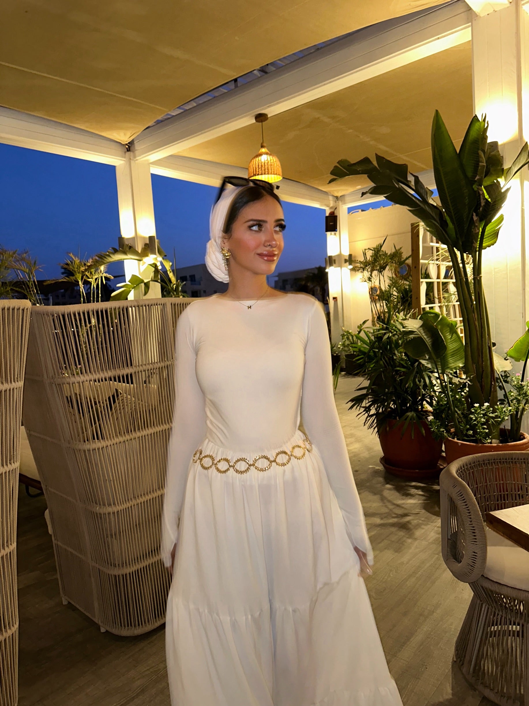 Tiered Maxi Skirt