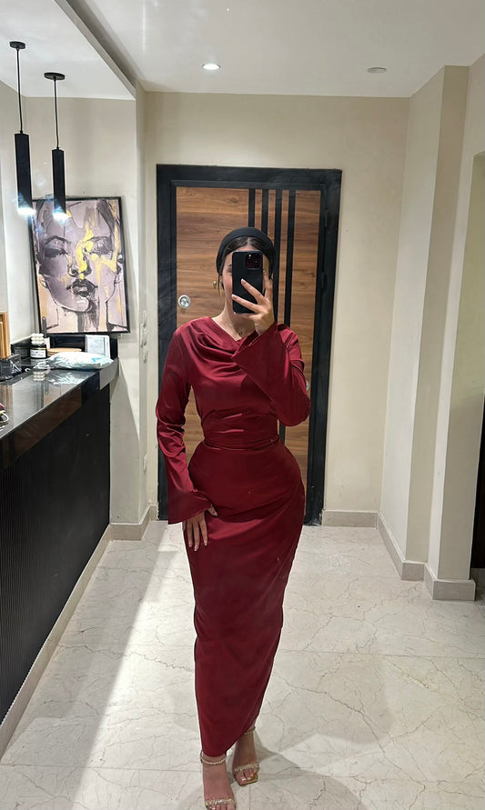 Silk Drappe dress