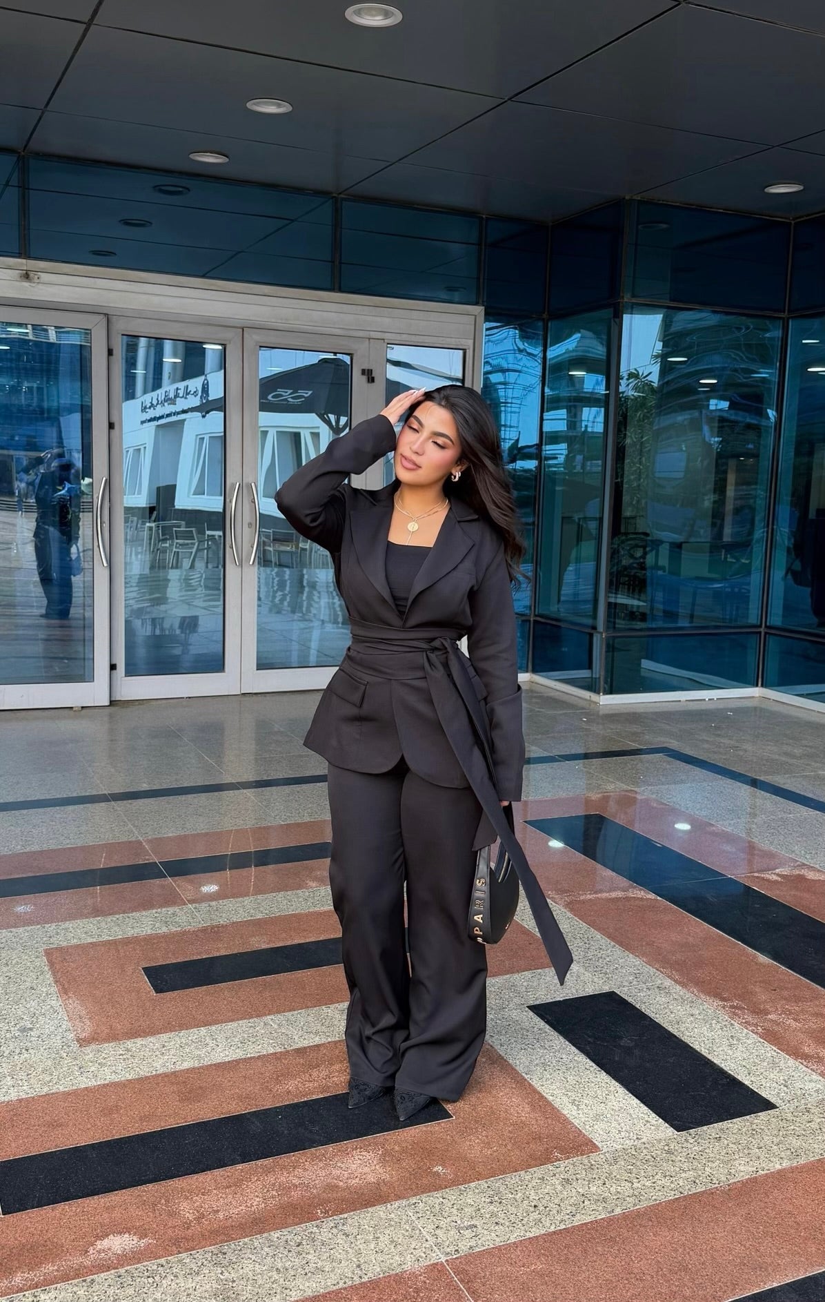 The Black Belted Suit