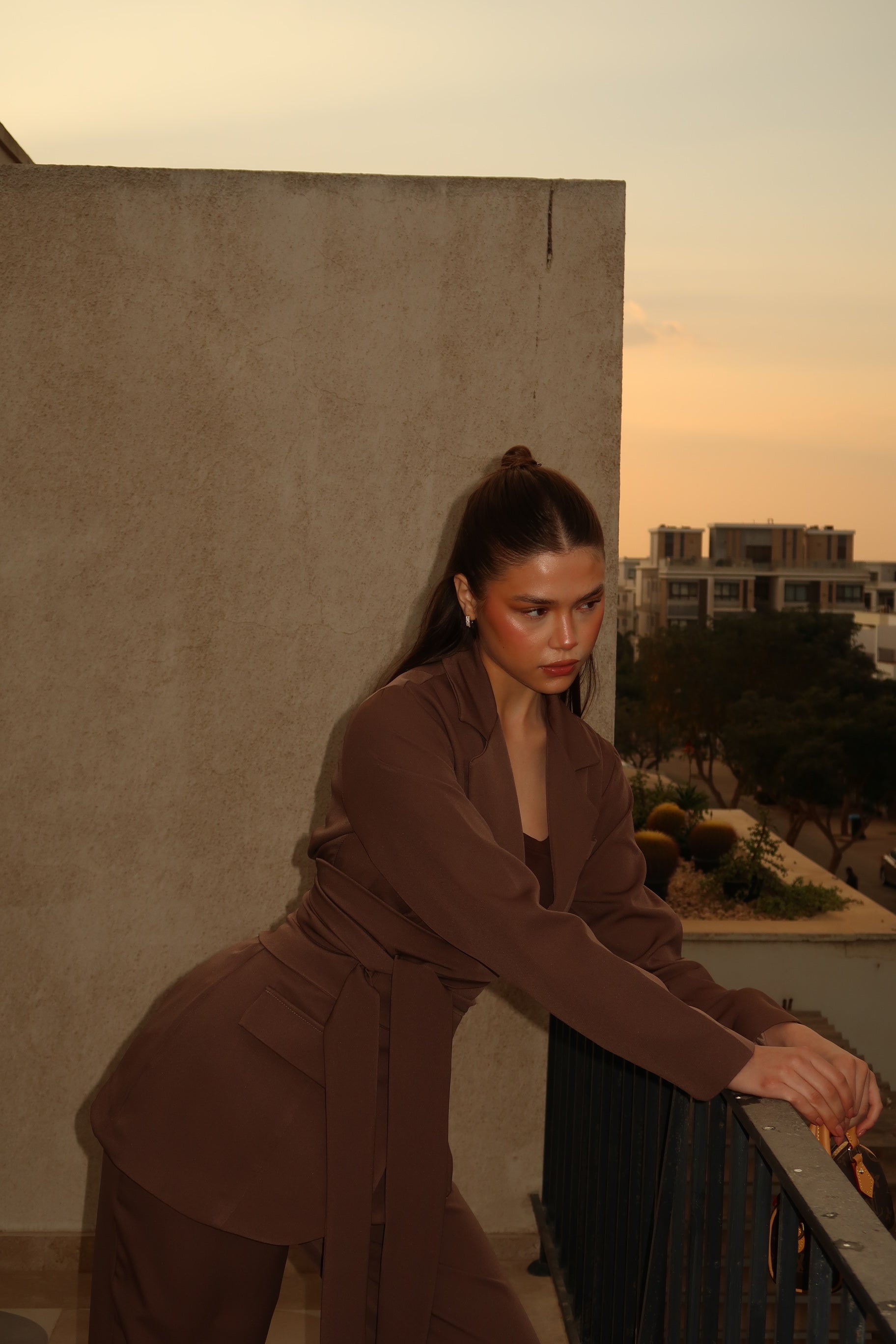 The Café Belted Suit