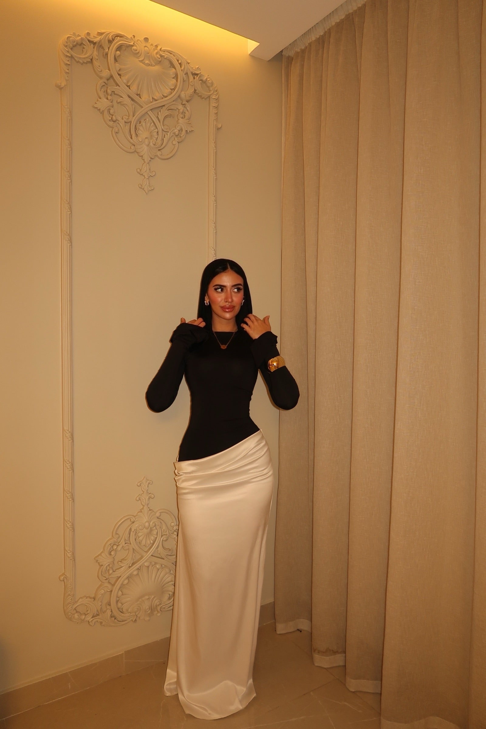 Midnight Pearl dress