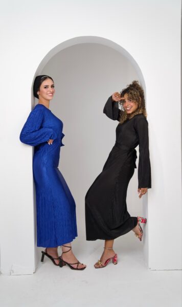 Royal Azure x Noir nuit Dress