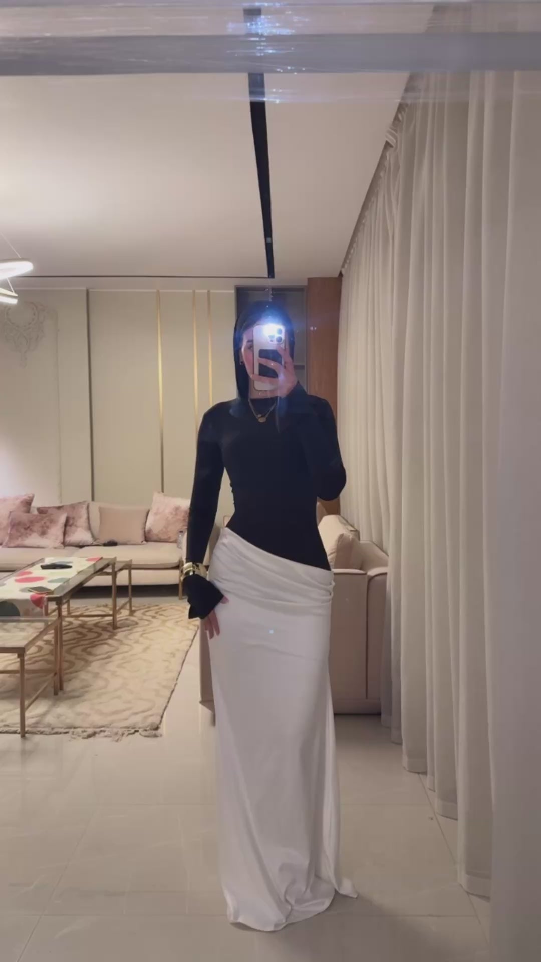 Midnight Pearl dress